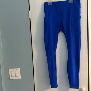 Athleta Vibrant Blue Leggings